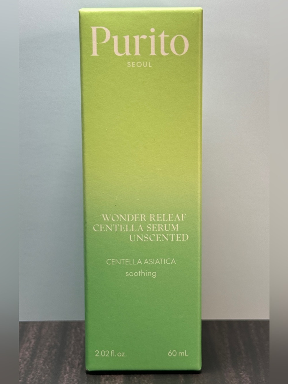 PURITO Centella Unscented Serum for Sensitive Skin NIB 60 ml / 2.02 fl oz
